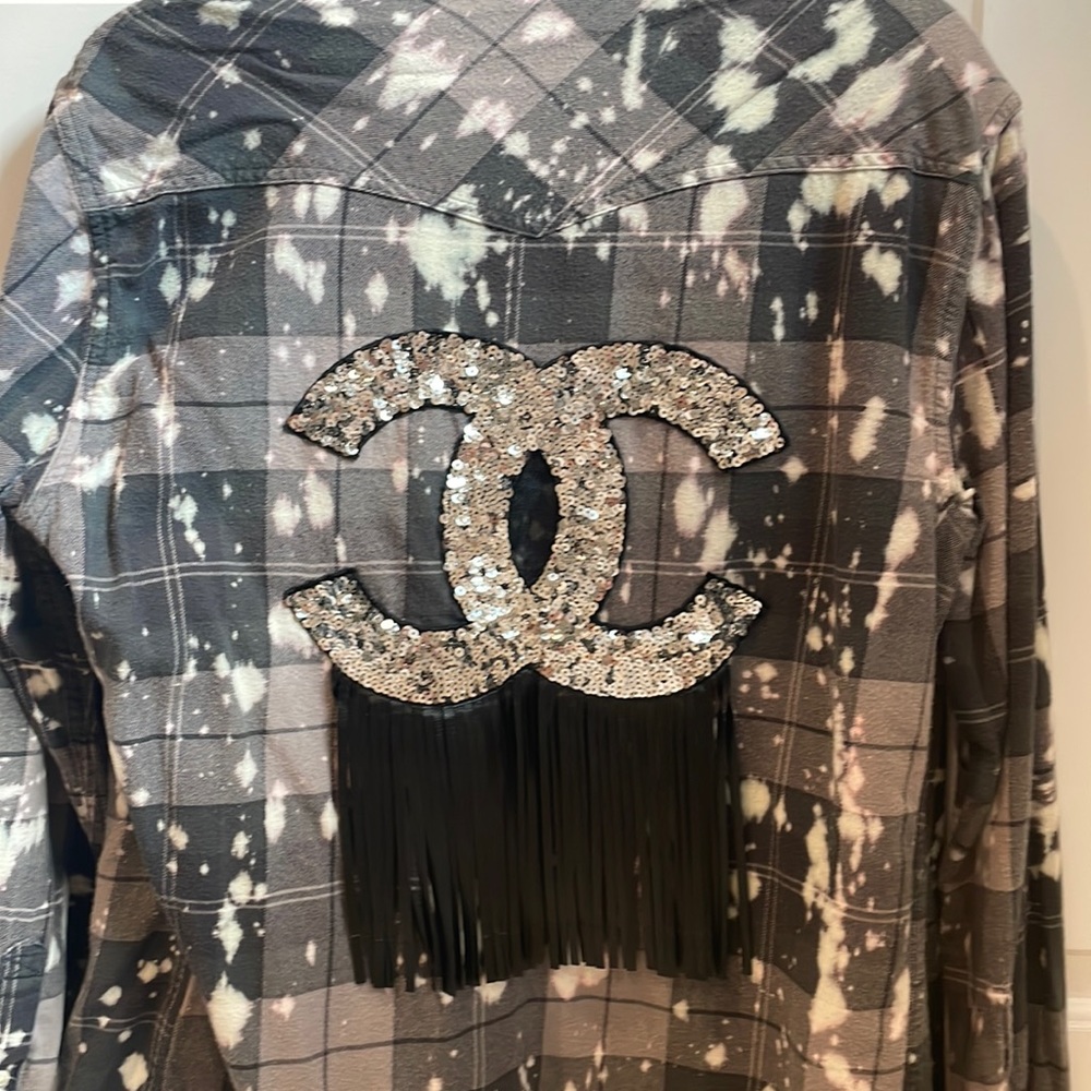 Women’s custom oversized flannel